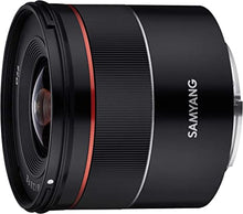 Load image into Gallery viewer, Samyang SYIO18AF-E AF 18mm F2.8 Wide Angle auto Focus Full Frame Lens for Sony E Mount, Black