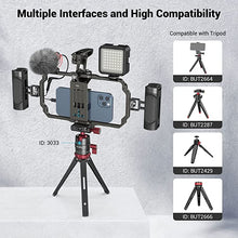 Load image into Gallery viewer, SmallRig Universal Phone Cage Rig Kit with Handles, Aluminum Mobile Phone Handheld Video Rig Kit Phone Stabilizer for iPhone 13,12,11,X,8,7,6-3155