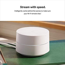 Load image into Gallery viewer, Google Wifi - AC1200 - Mesh WiFi System - Wifi Router - 1500 Sq Ft Coverage - 1 pack