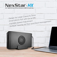 Load image into Gallery viewer, Vantec NexStar HX, 3.5" SATA III Hard Drive Enclosure USB 3.0 with Fan (NST-387S3-BK)