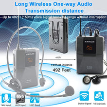 Load image into Gallery viewer, EXMAX EX-938R Receiver for EX-938 Transmitter UHF Wireless Tour Guide System Simultaneous Interpretation Equipment- Guided Tour Travel Courtroom Interpretation - Receiver Only (Works with EX-938T)