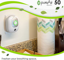 Load image into Gallery viewer, Greentech Environmental pureAir 50 - Portable Air Purifier and Air Cleaner, Air Purifiers for Home, Office, and Bedroom, For Spaces Up to 325 Square Feet, Neutralizes Tough Odors, Easy Set Up