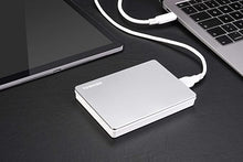 Load image into Gallery viewer, Toshiba Canvio Flex 2TB Portable External Hard Drive USB-C USB 3.0, Silver for PC, Mac, & Tablet - HDTX120XSCAA
