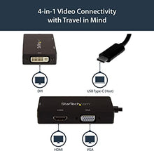 Load image into Gallery viewer, StarTech.com 4K USB C to HDMI, VGA & DVI Multi Port Video Display Adapter for Mac / Windows Laptop & Monitor (CDPVGDVHDBP)
