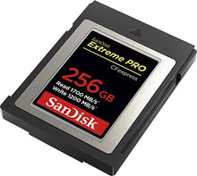 Load image into Gallery viewer, SanDisk 256GB Extreme PRO CFexpress Card Type B - SDCFE-256G-GN4NN