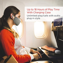 Load image into Gallery viewer, Motorola Tech 3-3-in-1 Smart True Wireless Headphones - Cordless Earbuds, Sport Wire, Audio Plug-in - IPX5, Built-in Microphone, Magnetic Charging Case with Cable Storage System - Platinum White