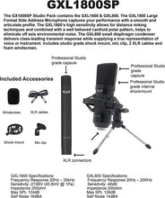 Load image into Gallery viewer, CAD Audio GXL1800SP Studio Pack with GXL1800 Side Address & GLX800 Small Diaphragm Mic - Perfect for Studio, Podcasting & Streaming