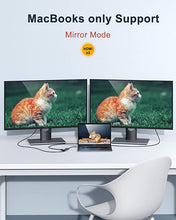 Load image into Gallery viewer, Docking Station USB C to Dual HDMI Adapter, USB C Hub Dual HDMI Monitors for Windows,USB C Adapter with Dual HDMI,3 USB Port,PD Compatible for Dell XPS 13/15, Lenovo Yoga,etc