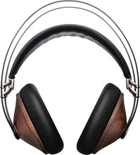 Load image into Gallery viewer, Meze 99 Classics Walnut Silver | Wired Over-Ear Headphones with Mic and Self Adjustable Headband | Classic Wooden Closed-Back Headset for Audiophiles
