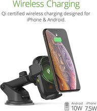 Load image into Gallery viewer, iOttie Wireless Car Charger Auto Sense Qi Charging Automatic Clamping Dashboard Phone Mount for iPhone, Samsung Galaxy, Huawei, LG, Smartphones