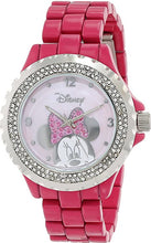 Load image into Gallery viewer, Disney Women's 56270-1C Minnie Mouse Pink Enamel Sparkle Watch