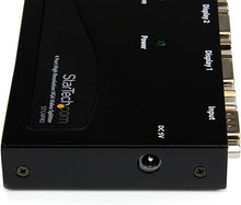 Load image into Gallery viewer, StarTech.com 4-Port VGA Video Splitter - 300 MHz- VGA Splitter - 4 port - 2048x1536 @ 80Hz (ST124PRO) Black