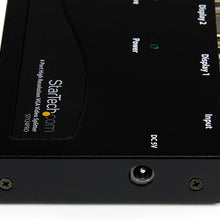 Load image into Gallery viewer, StarTech.com 4-Port VGA Video Splitter - 300 MHz- VGA Splitter - 4 port - 2048x1536 @ 80Hz (ST124PRO) Black