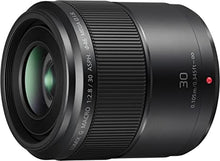 Load image into Gallery viewer, Panasonic LUMIX G MACRO LENS, 30MM, F2.8 ASPH, MIRRORLESS MICRO FOUR THIRDS, MEGA OPTICAL I.S, H-HS030 (USA BLACK)