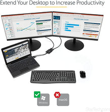 Load image into Gallery viewer, StarTech.com 2-Port Multi Monitor Adapter - DisplayPort 1.2 MST Hub - Dual 4K 30Hz or 1080p - USB Bus Powered - Video Splitter for Extended Desktop Mode on Windows PCs Only - DP to 2x DP (MSTDP122DP)