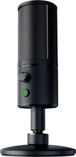 Load image into Gallery viewer, Razer Seiren X USB Streaming Microphone: Professional Grade - Built-In Shock Mount - Supercardiod Pick-Up Pattern - Anodized Aluminum - Classic Black