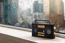 Load image into Gallery viewer, Sangean PR-D17 AM/FM-RDS Portable Radio Specially Designed for The Visually Impaired with Helpful Guided Voice Prompts, Black, 10 Station Presets (5 AM, 5 FM), Stereo/Mono Switch, Alarm Timer
