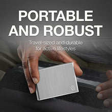 Load image into Gallery viewer, Seagate One Touch SSD 1TB External SSD Portable – Silver, speeds up to 1030MB/s, with Android App, 1yr Mylio Create, 4mo Adobe Creative Cloud Photography Plan and Rescue Services (STKG1000401)