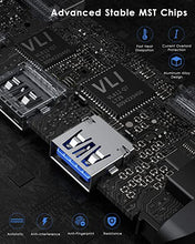 Load image into Gallery viewer, USB C Hub Dual HDMI, USB C to Dual Monitors Adapter to Dual 4K HDMI, 3 USB, PD Charging Port, USB C Docking Station Dual Monitor for Dell XPS 13/15, Lenovo Yoga, HP x360 /Elitebook, etc