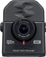 Load image into Gallery viewer, Zoom Q2n-4K Handy Video Recorder, 4K/30P Ultra High Definition Video, Compact Size, Stereo Microphones, Wide Angle Lens, for Recording Music, Video, Youtube Videos, Livestreaming