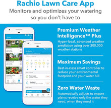 Load image into Gallery viewer, Rachio 3 Smart Sprinkler Controller, 8 Zone 3rd Generation, Alexa and Apple HomeKit Compatible with Hyperlocal Weather Intelligence Plus and Rain, Freeze and Wind Skip
