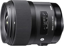Load image into Gallery viewer, Sigma 35mm F1.4 Art DG HSM Lens for Canon, Black, 3.7 x 3.03 x 3.03 (340101)