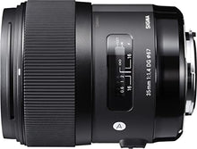 Load image into Gallery viewer, Sigma 35mm F1.4 Art DG HSM Lens for Nikon, Black, 3.7 x 3.03 x 3.03 (340306)