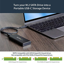Load image into Gallery viewer, StarTech.com M.2 SSD Enclosure for M.2 SATA SSDs - USB 3.1 (10Gbps) with USB-C Cable - External Enclosure for USB-C Host - Aluminum (SM21BMU31C3)