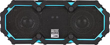 Load image into Gallery viewer, Altec Lansing iMW477 Mini Life Jacket Bluetooth Speaker Waterproof Wireless Bluetooth Speake,Hands-Free Extended Battery Outdoor Speaker,Ultra-Portable 10ft Range,Blue/Black, 2.37 x 2.50 x 6.50 inches