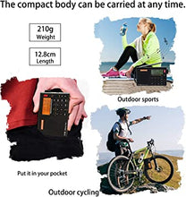 Load image into Gallery viewer, SIHUADON R108 Portable Radio AM FM SW LW Airband Full Band DSP Radio Battery Operated with Headphone Antenna Jack Sleep Time and Alarm Clock 500 Memory Preset Good Gift for Parents by RADIWOW (Black)