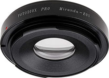 Load image into Gallery viewer, Fotodiox Pro Lens Mount Adapter, for Miranda (MIR) Lens to Canon EOS EF Mount DSLR Camera Body
