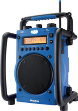 Load image into Gallery viewer, Sangean U3 AM/FM Ultra Rugged and Water Resistant Digital Tuning Radio Blue/black