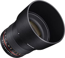 Load image into Gallery viewer, Samyang SY85M-P 85mm F1.4 Lens for Pentax , Black