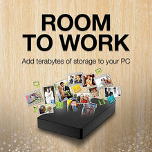 Load image into Gallery viewer, Seagate Portable 5TB External Hard Drive HDD – USB 3.0 for PC, Mac, PS4, & Xbox - 1-Year Rescue Service (STGX5000400), Black