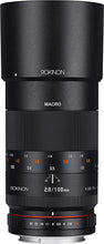 Load image into Gallery viewer, Rokinon 100mm F2.8 ED UMC Full Frame Telephoto Macro Lens for Olympus and Panasonic Micro Four Thirds Interchangeable Lens Cameras