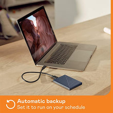 Load image into Gallery viewer, WD 2TB My Passport for Mac Portable External Hard Drive HDD, USB-C and USB-A Compatible, Blue - WDBA2D0020BBL-WESN
