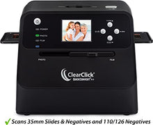 Load image into Gallery viewer, ClearClick 14 MP QuickConvert 2.0 Photo, Slide, and Negative Scanner - Scan 4x6 Photos & 35mm, 110, 126 Film
