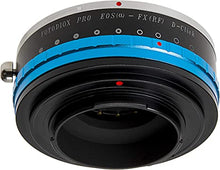 Load image into Gallery viewer, Fotodiox Pro IRIS Lens Mount Adapter Compatible with Canon EOS EF Full Frame Lenses to Fujifilm X-Mount Cameras