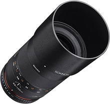 Load image into Gallery viewer, Rokinon 100mm F2.8 ED UMC Full Frame Telephoto Macro Lens for Olympus and Panasonic Micro Four Thirds Interchangeable Lens Cameras