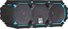 Load image into Gallery viewer, Altec Lansing iMW477 Mini Life Jacket Bluetooth Speaker Waterproof Wireless Bluetooth Speake,Hands-Free Extended Battery Outdoor Speaker,Ultra-Portable 10ft Range,Blue/Black, 2.37 x 2.50 x 6.50 inches