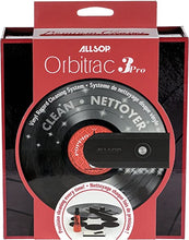 Load image into Gallery viewer, Allsop Orbitrac 3 Pro Vinyl Record Cleaning System, 2X Cleaning Cartridges, Protective Non-Skid Pad, Cleaner Fluid, Reviving Brush, and Storage Case (31735), Black, 1