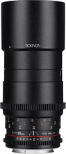 Load image into Gallery viewer, Rokinon Cine DS 100mm T3.1 ED UMC Full Frame Telephoto Macro Cine Lens for Olympus, Panasonic & BlackMagic Micro Four Thirds Cameras