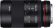 Load image into Gallery viewer, Rokinon 100mm F2.8 ED UMC Full Frame Telephoto Macro Lens for Olympus and Panasonic Micro Four Thirds Interchangeable Lens Cameras