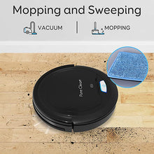 Load image into Gallery viewer, SereneLife Robot Automatic Vacuum Cleaner - Upgraded Lithium Battery 90 Min Run Time - Bot Self Detects Stairs Pet Hair Allergies Friendly Home Cleaning for Carpet Hardwood Floor - PUCRC26B , Black