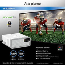 Load image into Gallery viewer, Epson EF-100 Smart Streaming Laser Projector with Android TV - White