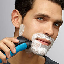 Load image into Gallery viewer, Braun Electric Series 3 Razor with Precision Trimmer, Rechargeable, Wet & Dry Foil Shaver for Men, Blue/Black, 4 Piece