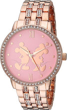 Load image into Gallery viewer, Disney Women's Mickey Analog-Quartz Watch with Alloy Strap, Rose Gold, 20 (Model: WDS000680)
