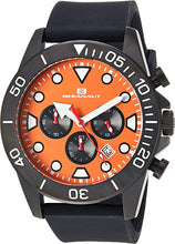 Load image into Gallery viewer, Oceanaut Men's Naval Stainless Steel Quartz Silicone Strap, Black, 23 Casual Watch (Model: OC1312)