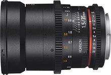 Load image into Gallery viewer, Rokinon Cine DS DS35M-N 35mm T1.5 AS IF UMC Full Frame Cine Wide Angle Lens for Nikon
