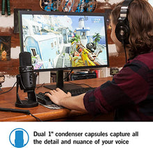 Load image into Gallery viewer, Samson Technologies Samson G-Track Pro Professional USB Condenser Microphone with Audio Interface, Black (SAGM1UPRO)